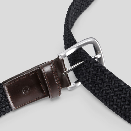 Xiaomi QIMIAN Elastic Knitting Pin Buckle Belt Black/Brown